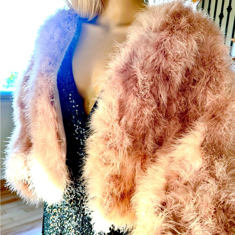 Forever Unique- London Short Fuzzy Jacket- Lilac
